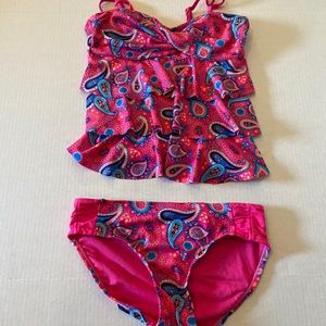 Girls tank-kini bathing suit from Justice